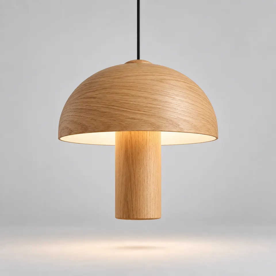 Beam oak pendant in Natural oak