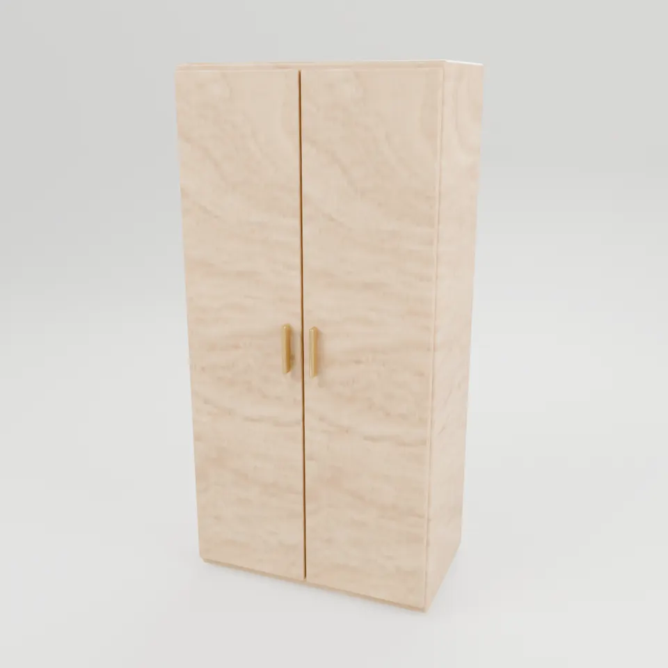 Tuck wardrobe in Natural oak