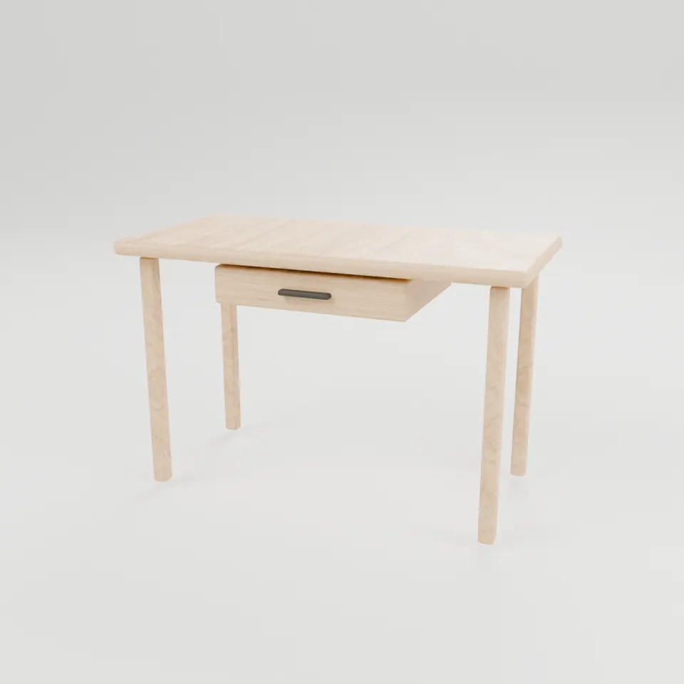 Work desk in Natural oak